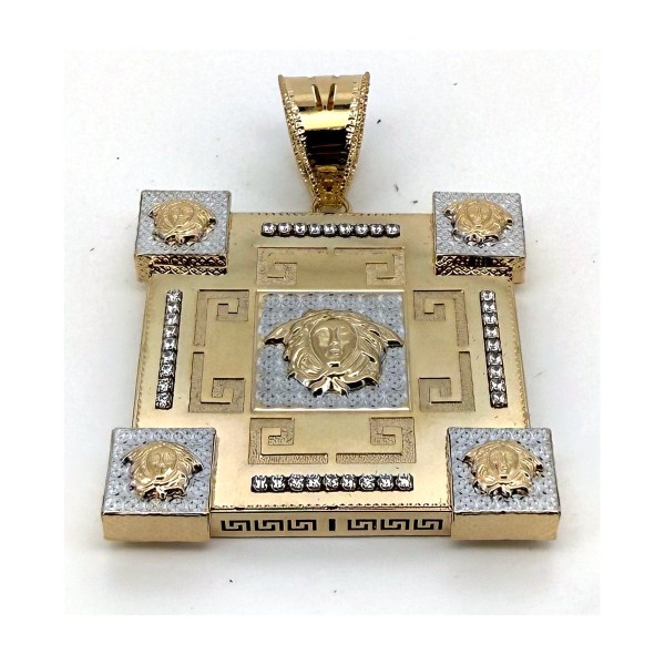 Medalla medusa de oro 18k